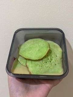 Foto resep Serabi pandan kuah kinca