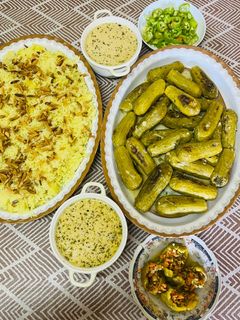 صورة لوصفة محشي كوسا باللحمه والبصل بالقلايه الهوائية