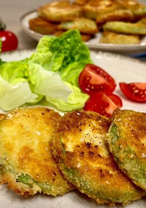 Une photo de Courgettes rondes panées