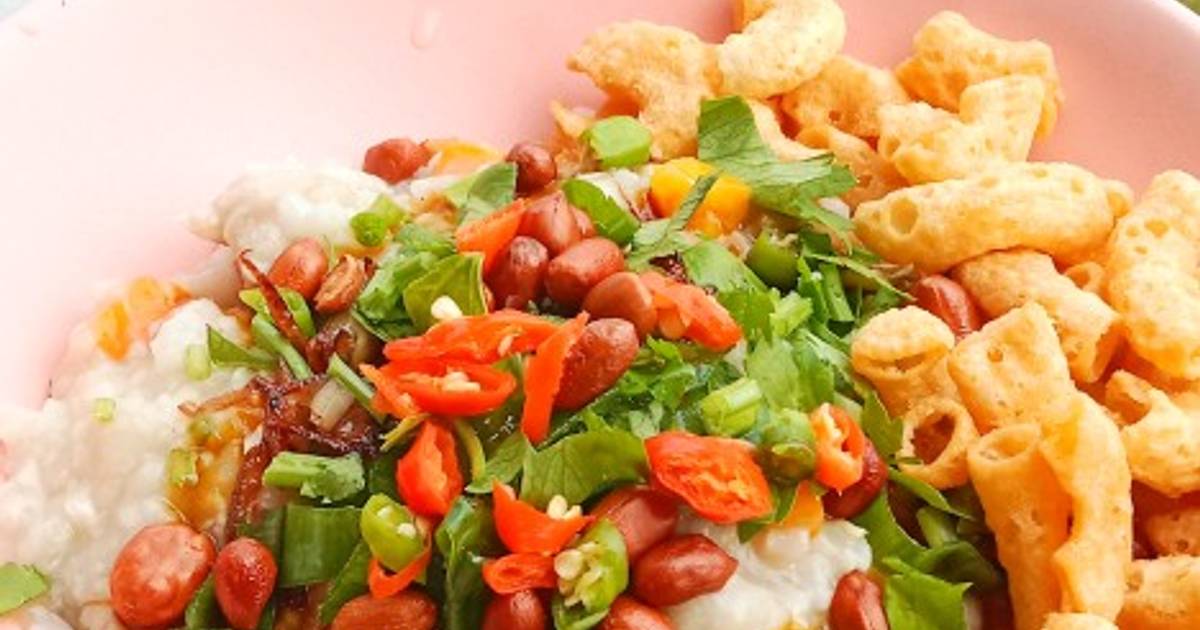 Resep Bubur Ayam Ceker Magicom Oleh Teti Fitriana Cookpad