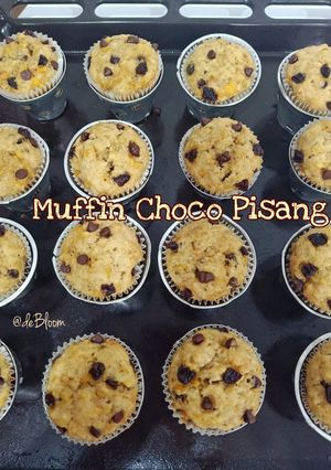 Foto resep 821. Muffin Choco Pisang