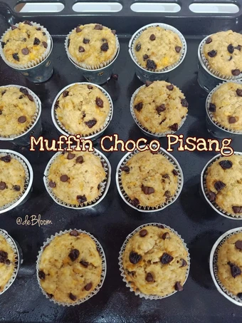 Langkah Gampang Membikin Resep 821. Muffin Choco Pisang yang Lezat Anti Ribet, Mantap Sekali