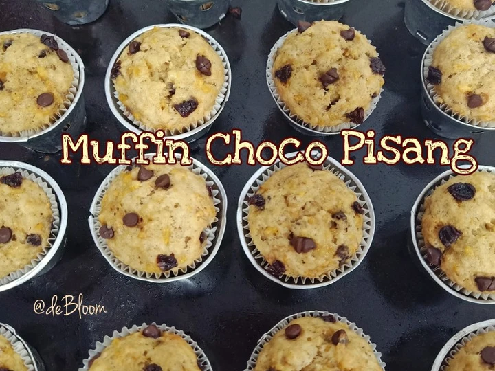 Langkah Gampang Membikin Resep 821. Muffin Choco Pisang yang Lezat Anti Ribet, Mantap Sekali