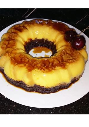 صورة لوصفة كيكة قدرة قادر 🍮👩🏻‍🍳