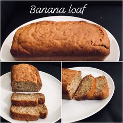 A picture of Eggless banana loaf.