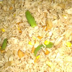 A picture of Veg Mushroom Fried rice.