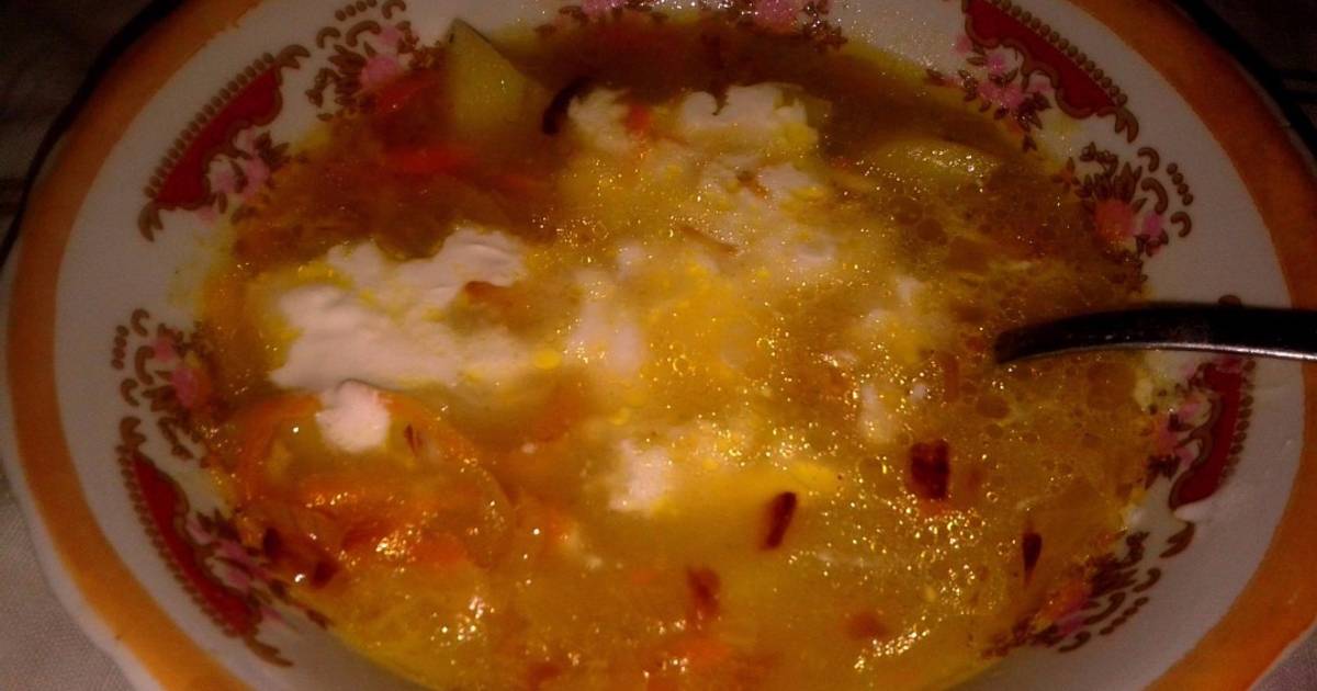 Томатный суп с овсянкой