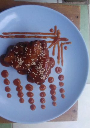 Foto resep Ayam Goreng Saus Wijen