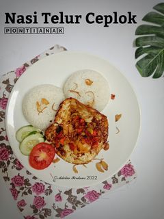 Foto resep Nasi Telur Ceplok Pontianak