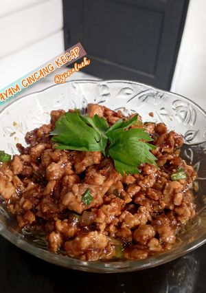 Foto resep Ayam Cincang Kecap (Untuk Isian Bakpao, Roti, Dll)