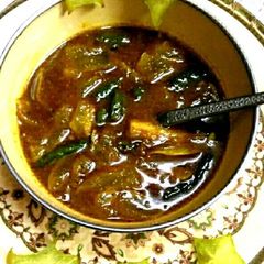 A picture of Kamrakh (Star fruit) Tangy chutney.