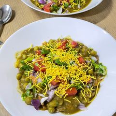 A picture of Masala puri.