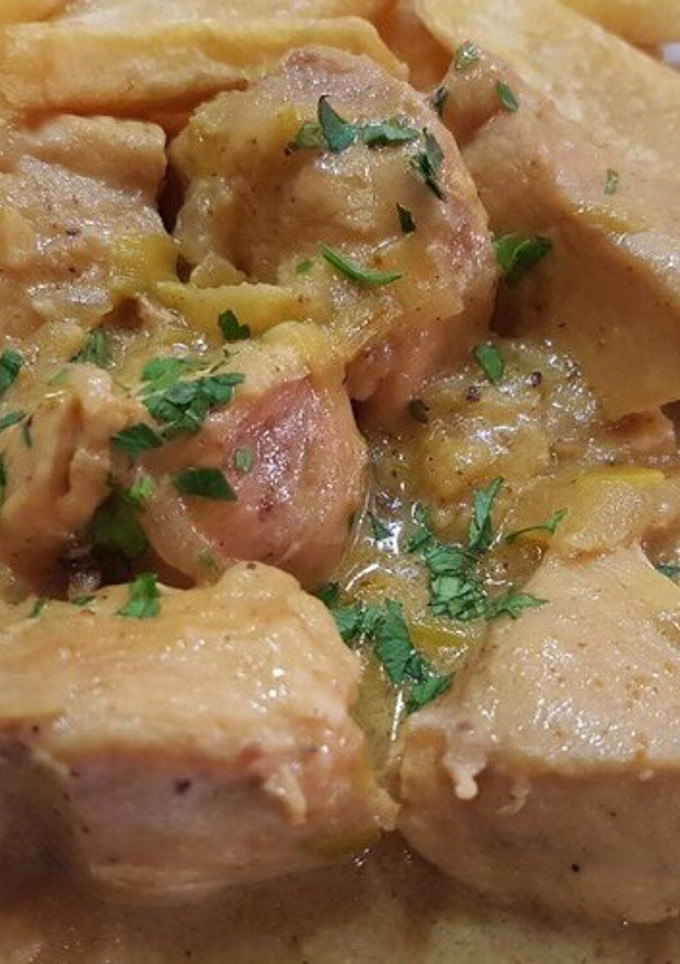 Una foto de Pollo al curry en el horno
