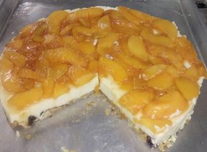 Una foto de Tarta De Melocotón