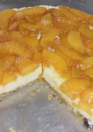 Una foto de Tarta De Melocotón
