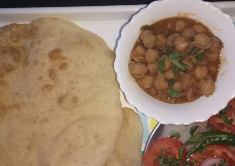 Recipe of Super Quick Homemade Chhole bhature