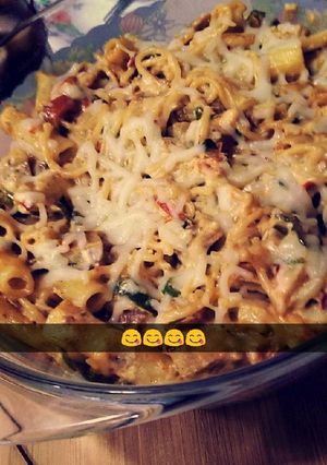 صورة لوصفة مكرونه بطريقتي 😘