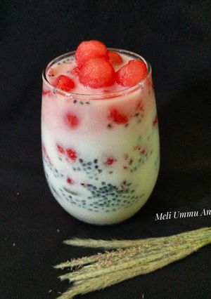 Foto resep Es Semangka Susu