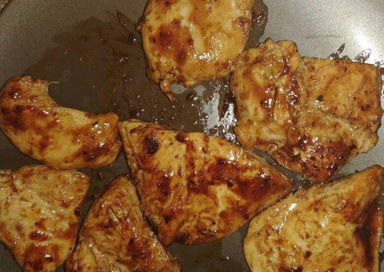 Grilled chicken breasts