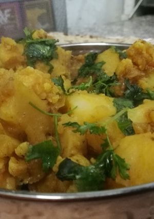 A picture of Ghobhi aloo ka salan.