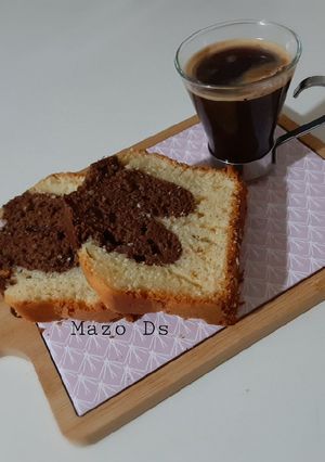 صورة لوصفة كيكة رخامية