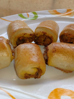 A picture of #cookpad challenge fish roll.