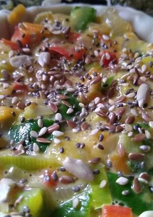 Una foto de Tarta de verduras