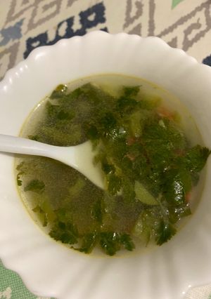 લેમન કોરીયન્ડર સુપ(Lemon coriander soup recipe in gujarati) રેસીપી મુખ્ય ફોટો