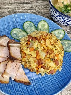 Hình của món Cơm rang keto.