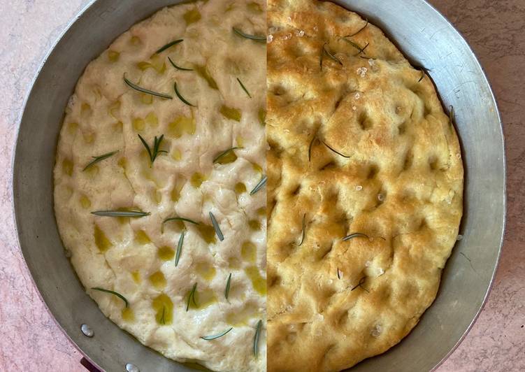 Focaccia alta e soffice