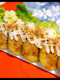 Wow~本丸!便當菜「青蘋鑲肉」 的食譜成品照片