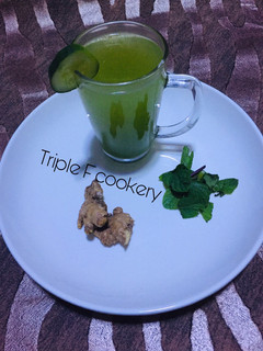 A picture of Mint cucumber lemonade.