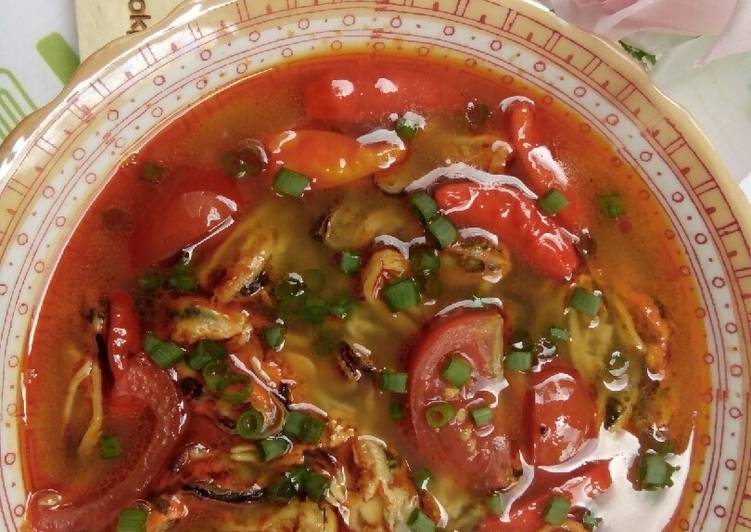 Sup Kerang Asam Pedas