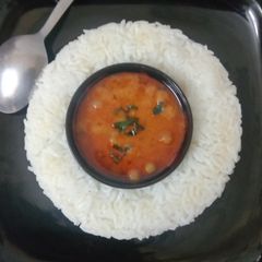 Dahi wali matar curry A picture of Dahi wali matar curry.
