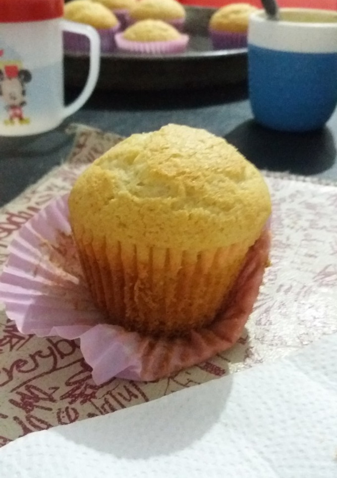 Una foto de Muffins de vainilla tipo Starbucks súper esponjosos