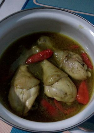Foto resep Semur ayam kuah pedes manis