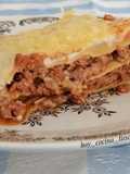 Lasaña de carne picada