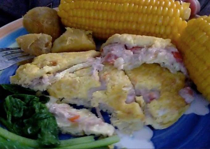 Dadar Telur Campur TuMaTo (Tuna Mayo Tomat) foto resep utama