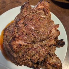 Innovative Indoor Grilled Ribeye with Air Fryer Finish A picture of Innovative Indoor Grilled Ribeye with Air Fryer Finish.