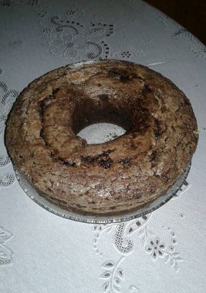 Una foto de Torta de lentejas y cacao