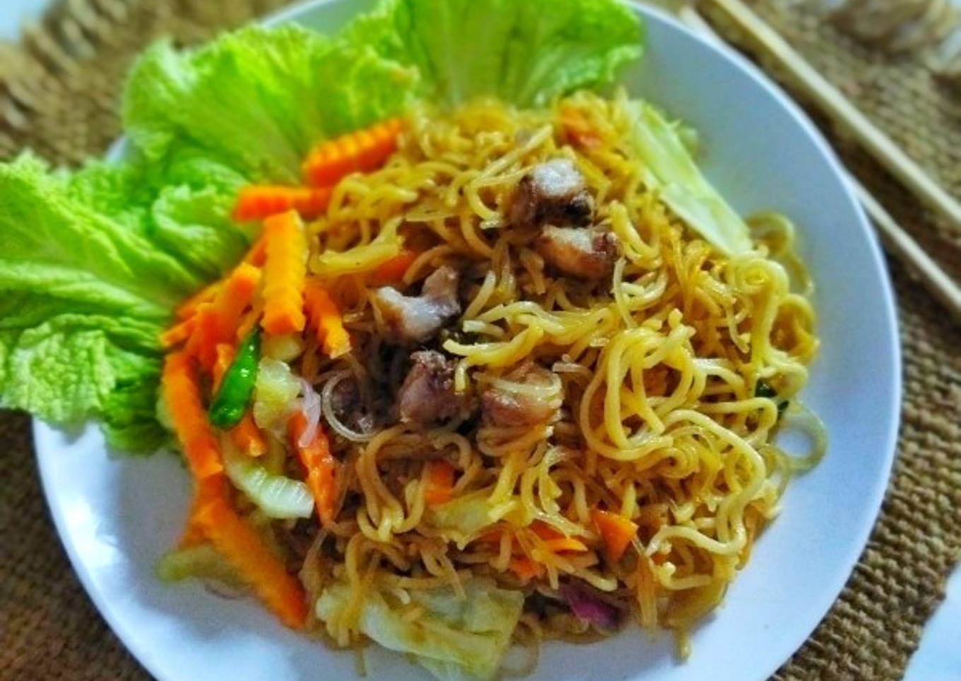 Mie goreng daging sapi