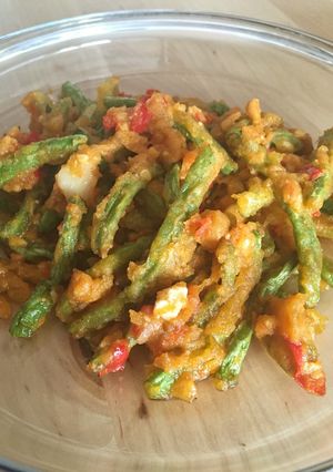 Foto resep Buncis Telur Asin Sederhana
