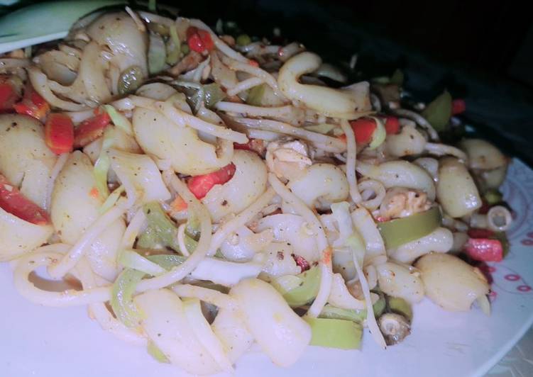 Recipe of Award-winning Chicken vegetable pasta
