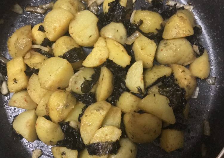 Bagaimana Menyiapkan Potato Honey Salted Egg Nori Anti Gagal