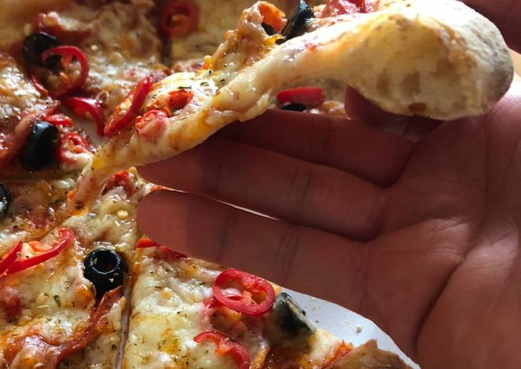 How to Prepare Perfect Pizza poolish method 🍕