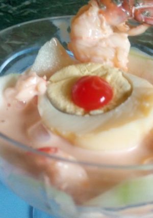 প্রণ কক্টেল(prawn cocktail recipe in Bengali) রেসিপির প্রধান ছবি