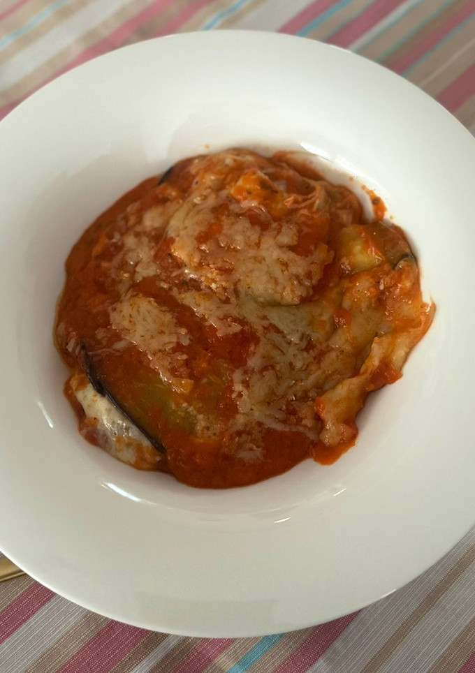 Una foto de Berejenas alla parmigiana