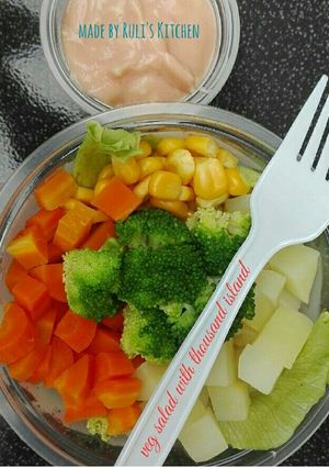 Foto resep Vegetable Salad (salad sayur)