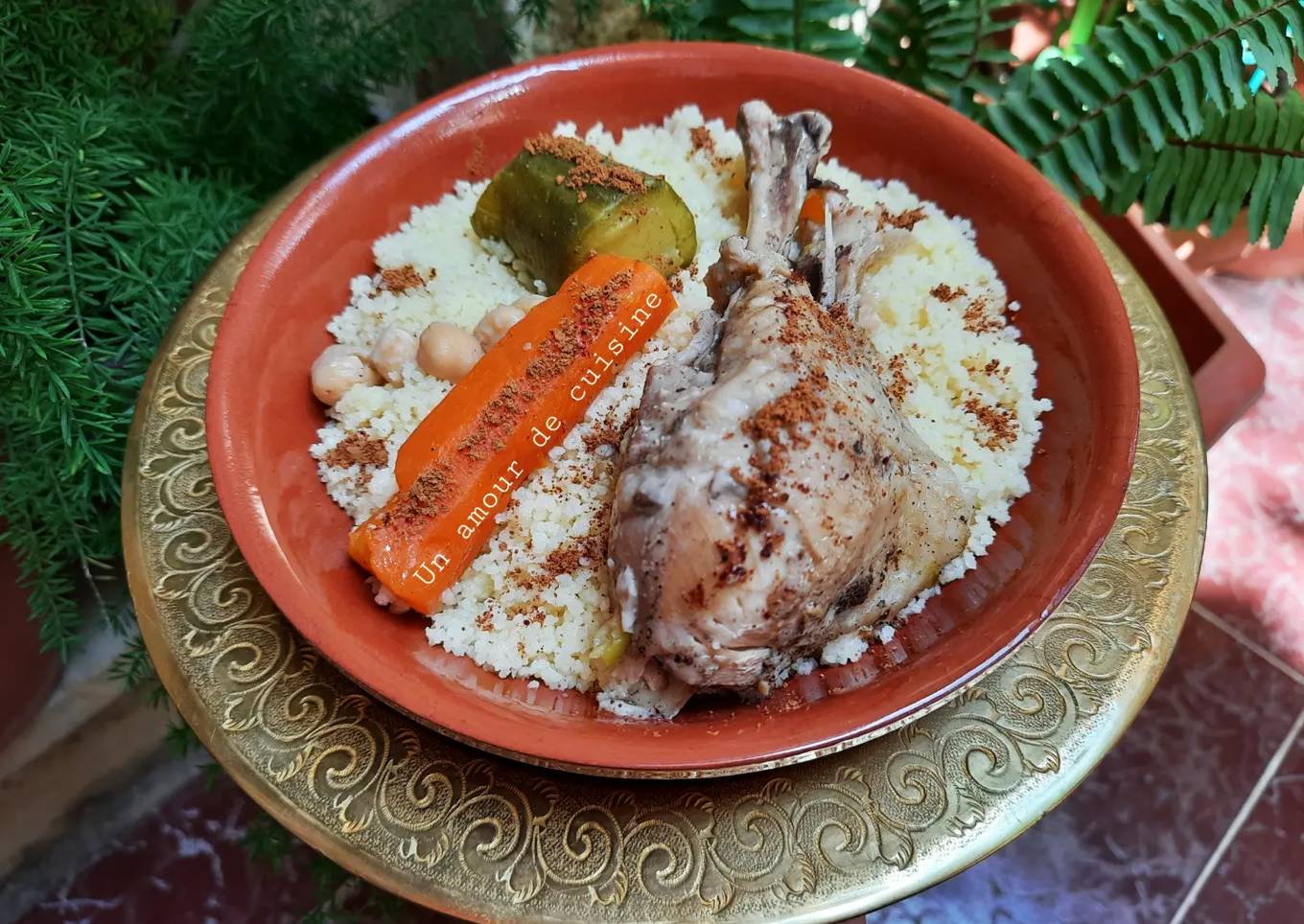 Couscous poulet carottes courgettes 🥣