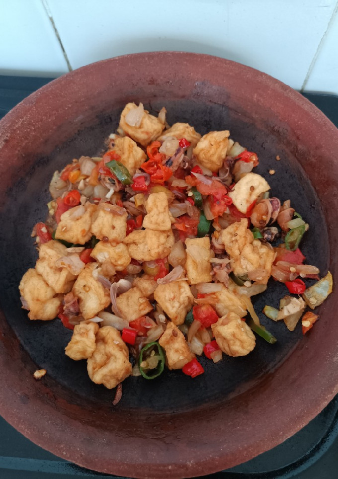 Foto resep Sambal gami cumi asin tahu susu
